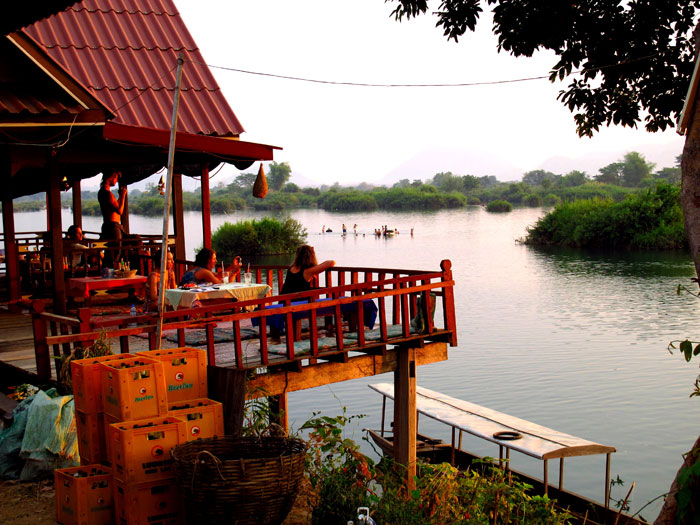 Relaxing on Don Det Island, Laos