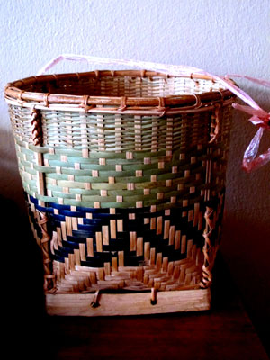 Hand-woven basket Laos