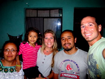 Spanish teacher's family in San Pedro La Laguna, Guatemala
