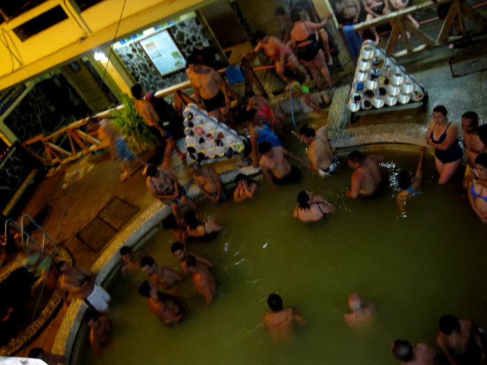 Hot Springs in Banos, Ecuador