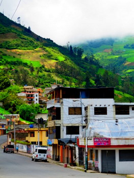 Outside Banos, Ecuador