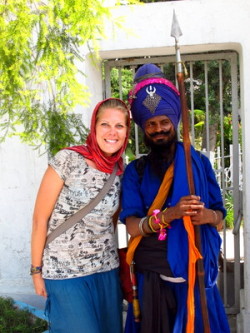 Amritsar, India Guard Golden Temple