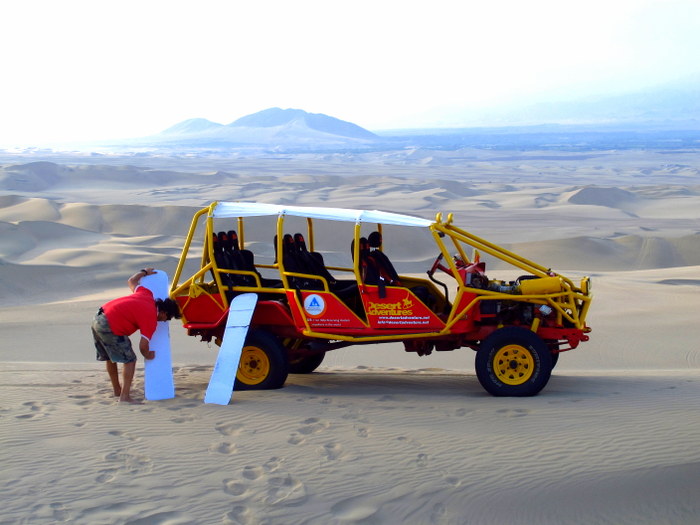 Our buggy Huacachina, Peru