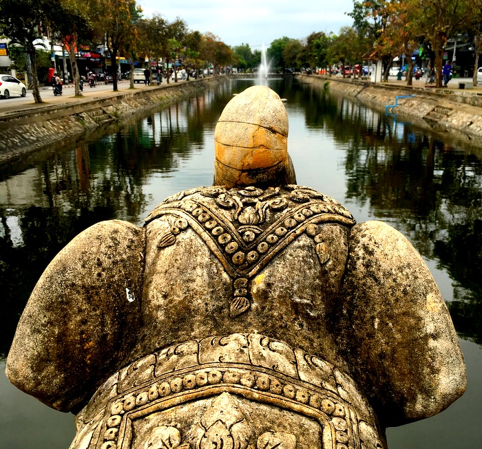 The Moat around the Old City in Chiang Mai, Thailand