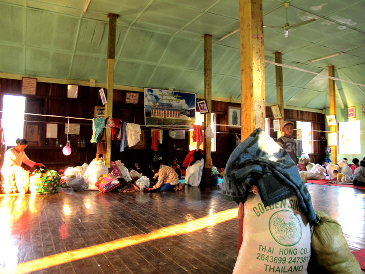 Inside a monestary