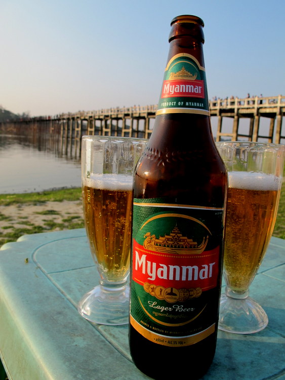 Myanmar beer and U Bein
