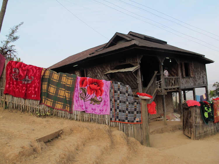 Our Homestay in a small village in northern Myanmar