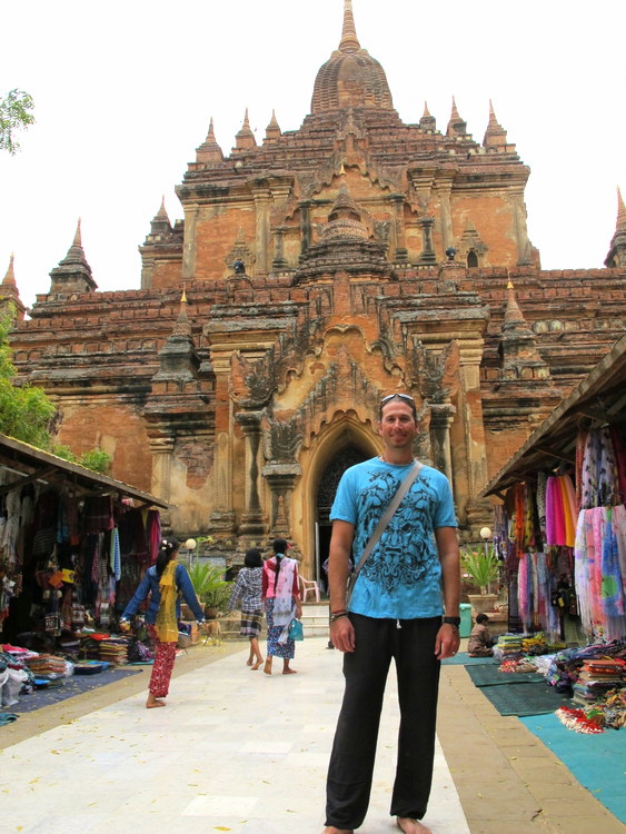 Nate in Bagan, Myanmar